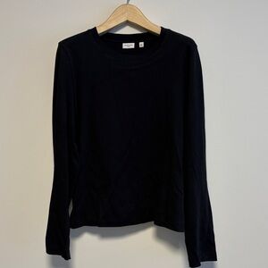 Aritzia babaton black function cotton long sleeve sz m medium worn once